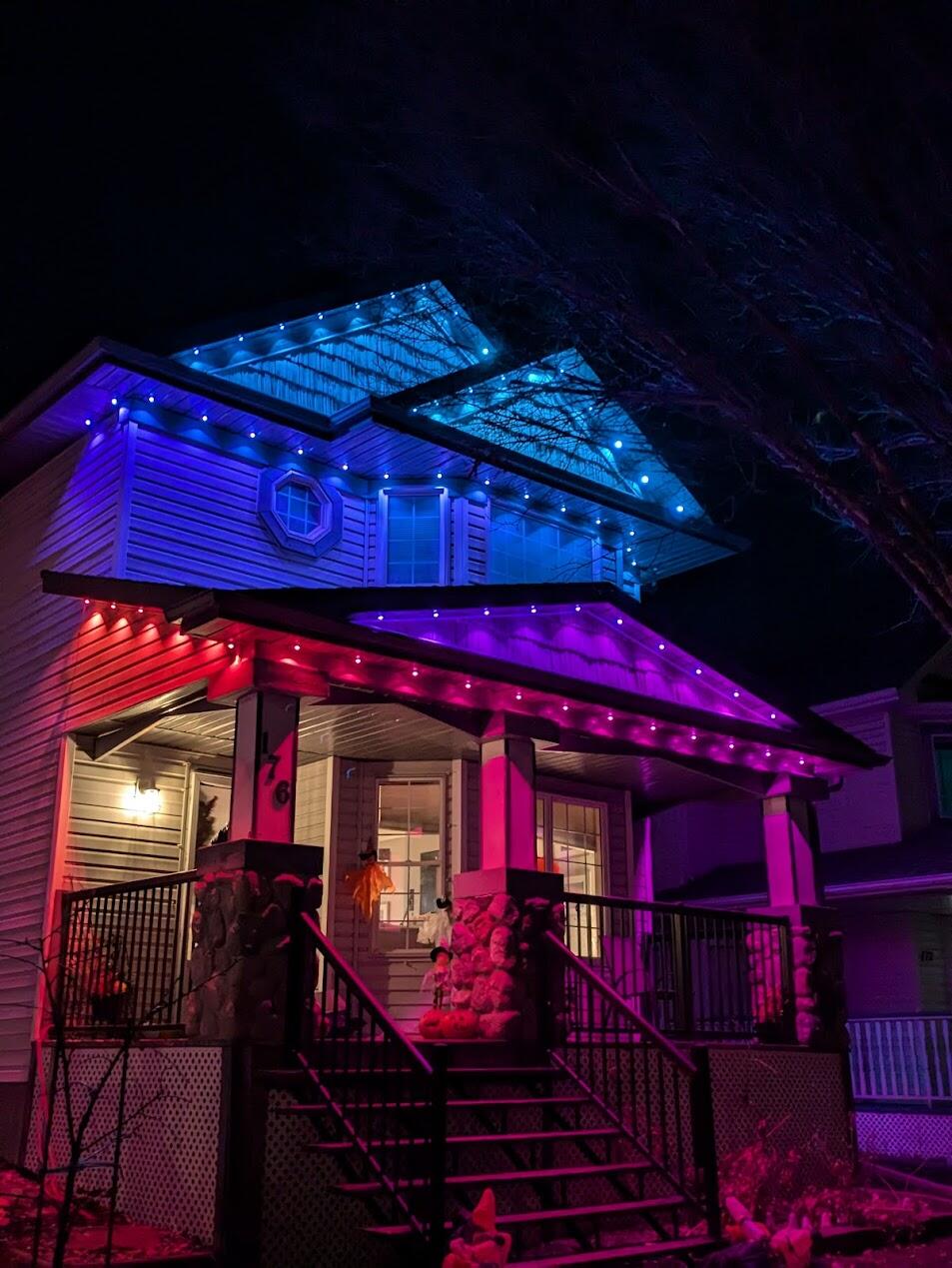 Govee permanent lighting installation